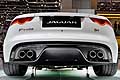 Jaguar F-TYPE R Coup posteriore al Ginevra Motor Show 2014
