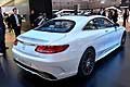 Mercedes-Benz S Class Coupe white retrotreno al Salone di Ginevra 2014