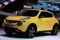 Nuova Nissan Juke MY 2014 yellow al Salone Internazionale dellAutomobile di Ginevra 2014