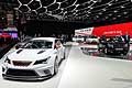 Seat Leon Cup Racer racing car al Salone Internazionale dellAutomobile di Ginevra 2014