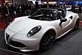 Alfa Romeo 4C Targa white al Salone dellAuto di Ginevra 2014