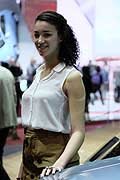 Ragazza al Salone di Ginevra 2014