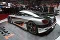 Koenigsegg One:1 retrotreno vettura con motore posteriore centrale e trazione solo posteriore