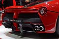 Ferrari LaFerrari dettaglio posteriore e marmitte di scarico al Ginevra Motor Show 2013