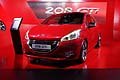 Peugeot 208 GTI anteriore vettura al Ginevra Motor Show 2013