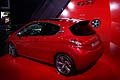 Auto Peugeot 208 GTI red posteriore al Ginevra Motor Show 2013