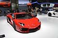 Lamborgini Aventador negli spazi esclusivi del Salone di Ginevra