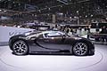 Supercar Bugatti fiancata laterale at the Geneva Motor Show 2013