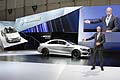 Dieter Zetsche, Chairman of the Board of Management of Daimler AG and Head of Mercedes-Benz Cars presenting new Mercedes CLA