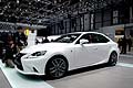 Lexus IS 250 fiancata laterale al Ginevra Motor Show 2013