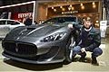 Maserati GranTurismo MC Stradale con lo skipper Giovanni Soldini al Salone di Ginevra 2013