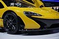 McLaren P1 concept dettaglio anteriore al Salone di Ginevra 2013