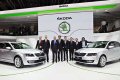 Press day della presentazione della Skoda Octavia, in versione wagon e berlina, al Salone di Ginevra.