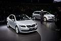 Skoda Octavia berlina vista frontale, anteprima del Motor Show di Ginevra