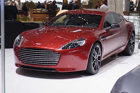 Aston Martin - L incontestabile protagonista dello stand Aston Martin  certamente la nuova Aston Martin Rapide S, che aggiunge ulteriore potenza e carattere alla lussuosa 4 porte dOltremanica.