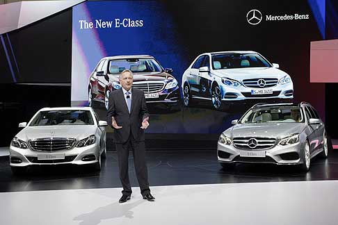 Mercedes-Benz - Joachim Schmidt, Executive Vice President Mercedes-Benz Cars & Sales Marketing presenting the new Mercedes E-Class