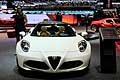 Alfa Romeo 4C Spider calandra al Salone dell'Auto di Ginevra 2015