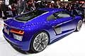 Audi R8 e-tron retroteno al Ginevra Motor Show 2015