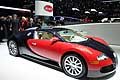 Bugatti Veyron 16.4 supercar all'85 Ginevra Motor Show