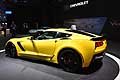 Chevrolet Corvette Z06 yellow allo Stand del Motor Show di Ginevra 2015