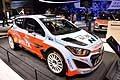 Hyundai i20 WRC race car al Motor Show di Ginevra 2015