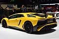 Lamborghini Aventador LP 750 4 SuperVeloce retrotreno vettura al Motor Show di Ginevra 2015