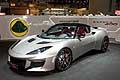 Lotus Evora 400 sportcar at the Geneva Motor Show 2015