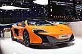 McLaren 650S supercar al Ginevra Motor Show 2015