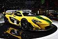 McLaren P1 GTR auto da competizione al Ginevra Motor Show 2015