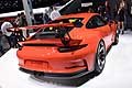 Porsche 911 GT3 alettone posteriore all'International Motor Show di Ginevra 2015