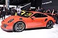 Porsche 911 GT3 fiancata al Motor Show di Ginevra 2015