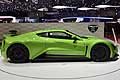 Zenvo ST1 vista laterale, un hypercar potente prodotta in Danimarca in bella mostra al Ginevra Motor Show 2015