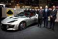 Lotus Evora 400 press conference from left to right: Tun Dr Mahathir, Jean-Marc Gales and Dato Harith