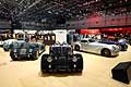 Auto storiche allo stand Morgan al Ginevra Motor Show 2015