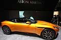 Aston Martin DB11 vista laterale al Ginevra Motor Show 2016