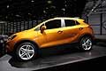 Opel Mokka X crossover vista laterale al Salone Internazionale di Ginevra 2016