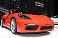 Porsche 718 Boxster orange al Salone di Ginevra 2016