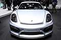 Porsche Cayman GT4 anteriore al Ginevra Motor Show 2016