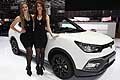 SsangYong Xlv e belle ragazze al Ginevra Motor Show 2016