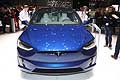 Tesla Model X anteriore al Salone Internazionale di Ginevra 2016