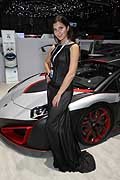 Beautiful model supercar Nimrod in Geneva Motor Show 2016