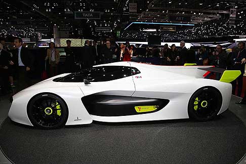 Pininfarina - H2 Speed  la prima auto da pista a idrogeno ad alte prestazioni al mondo grazie allimpiego della tecnologia Full Hydrogen Power.