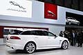 Nuova Jaguar XF Sportbrake SW vista laterale all82^ edizione del Salone di Ginevra 2012