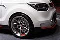 Kia Trackster dettaglio ruota con freni Brembo all82^ Geneva Motor Show