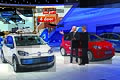Volkswagen Up! 4 porte con il Dr Ulrich Hackenberg e Peter Thul al Genevra Motor Show 2012