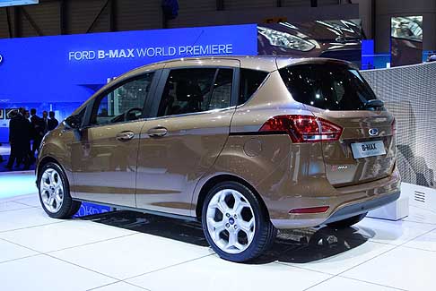 Ford - Nuova Ford B-Max in anteprima mondiale al Salone dellauto di Ginevra 2012