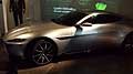 Aston Martin DB10 di James Bond nel Film 007 Spectre del 2015 al Museo Bond in Motion di Londra