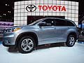 Poderoso suv Toyota Highlander Hybrid al Salone di Los Angeles 2013