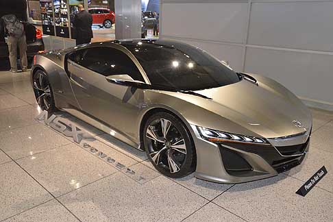 Honda - Tra le Concept di casa Honda al Salone di Los Angeles 2012 spicca anche Honda NSX per le sue linee sportive