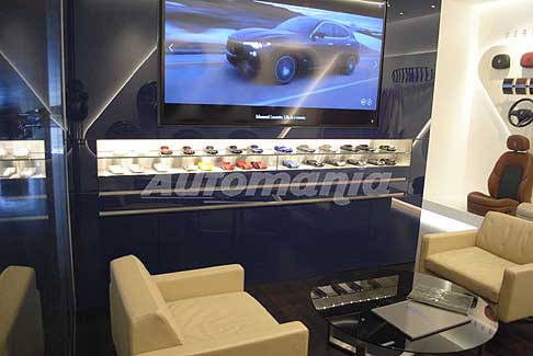 Maserati-showroom Atmosfere